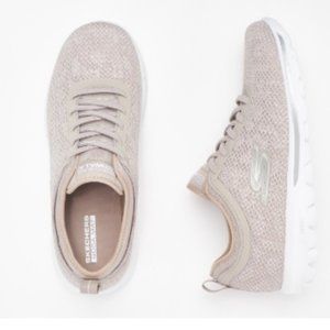 NEW Skechers Go Walk Gored-Lace Slip On Sneaker